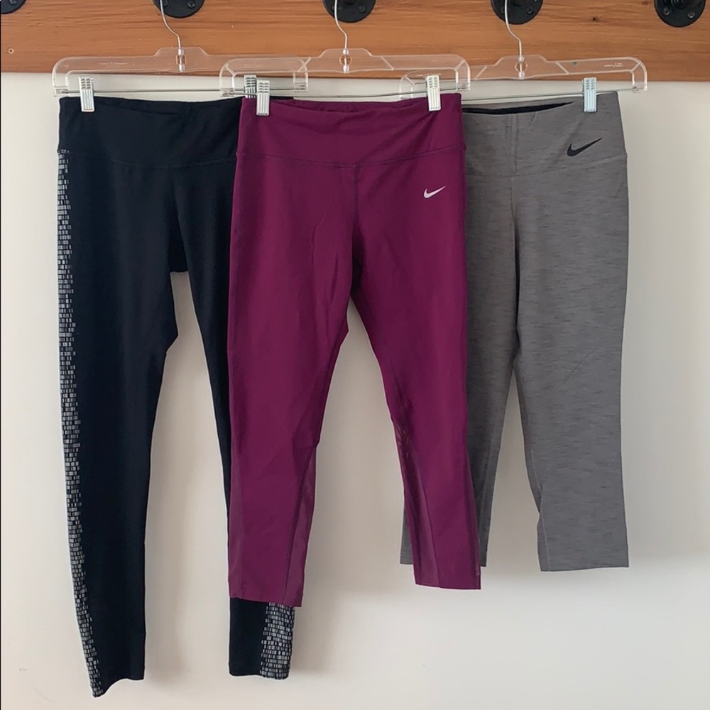 Nike Dri Fit Lot of running bottoms - Size Small
